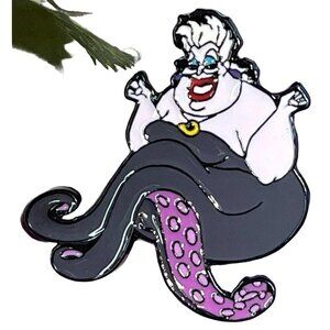 Ursula Villain Lapel Pin Little Mermaid Ariel Brooch Badge Accessories Jewelry
